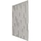 Ekena Millwork 19 5/8in. W x 19 5/8in. H Staggered Brick EnduraWall Decorative 3D Wall Panel Covers 2.67 Sq. Ft. WP20X20SBBAL - alternate 5